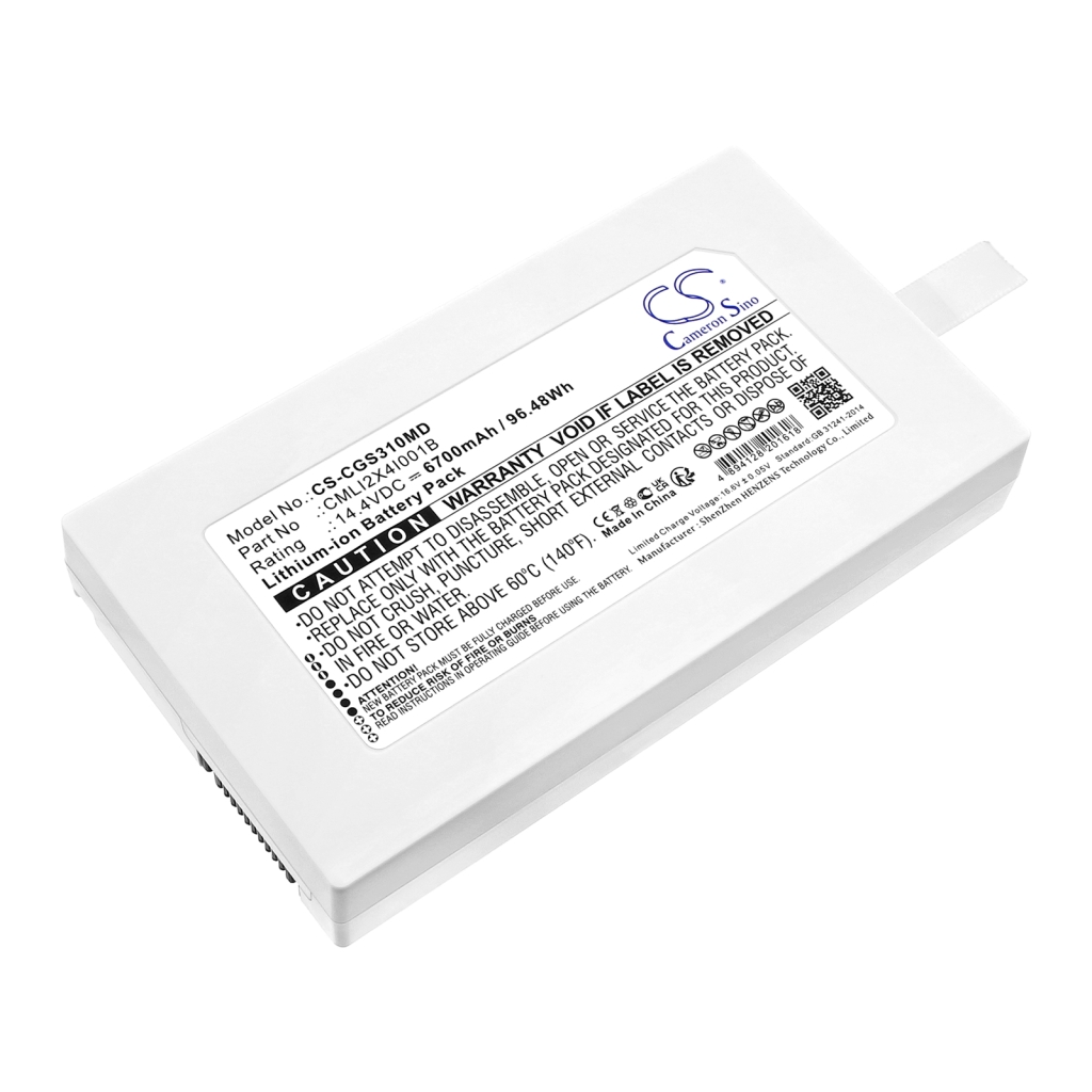 Compatibele batterijvervanging voor Comen CMLI2X4I001B