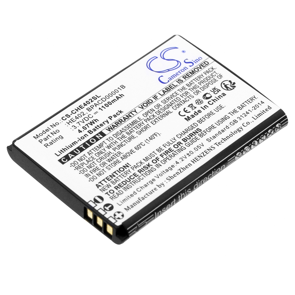 Compatibele batterijvervanging voor AT