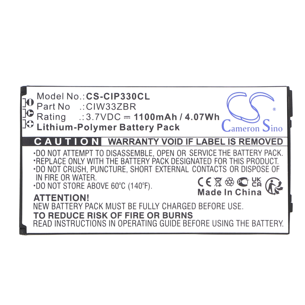 Draadloze telefoon batterij Cisco CS-CIP330CL