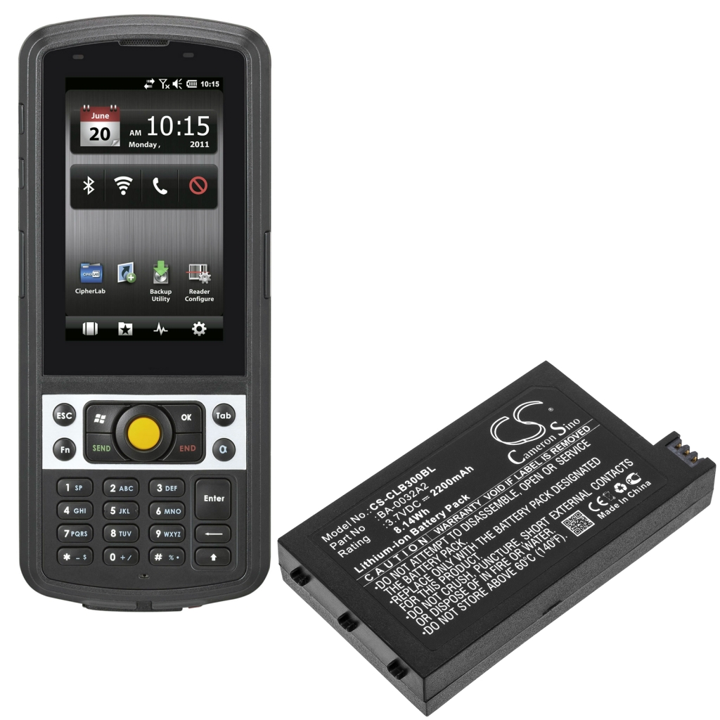 Batterijen Batterij barcode, scanner CS-CLB300BL