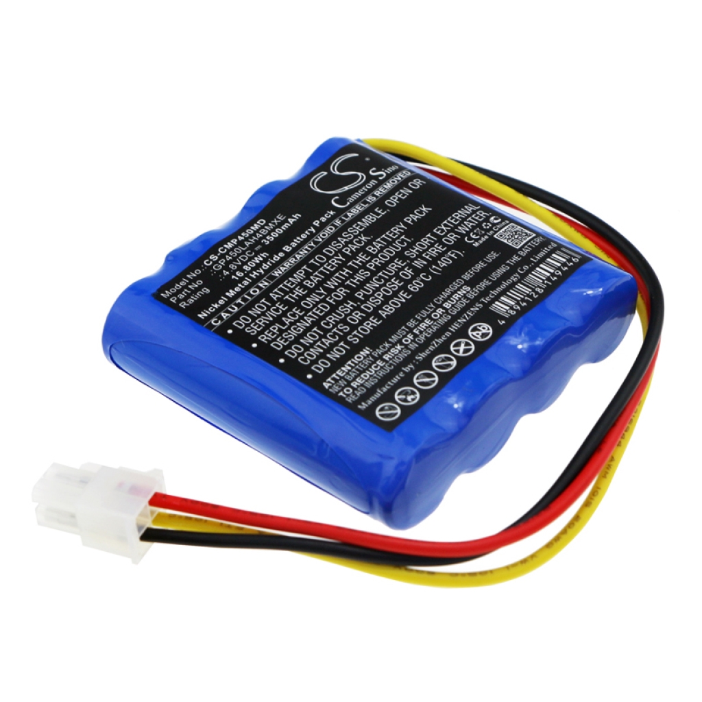 Compatibele batterijvervanging voor Cosmed GP450LAH4BMXE
