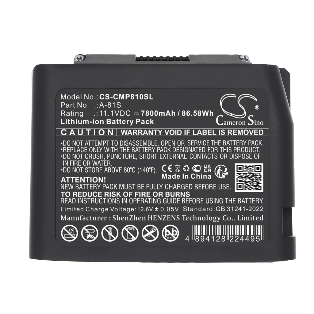 Batterijen Batterij voor elektrisch gereedschap CS-CMP810SL