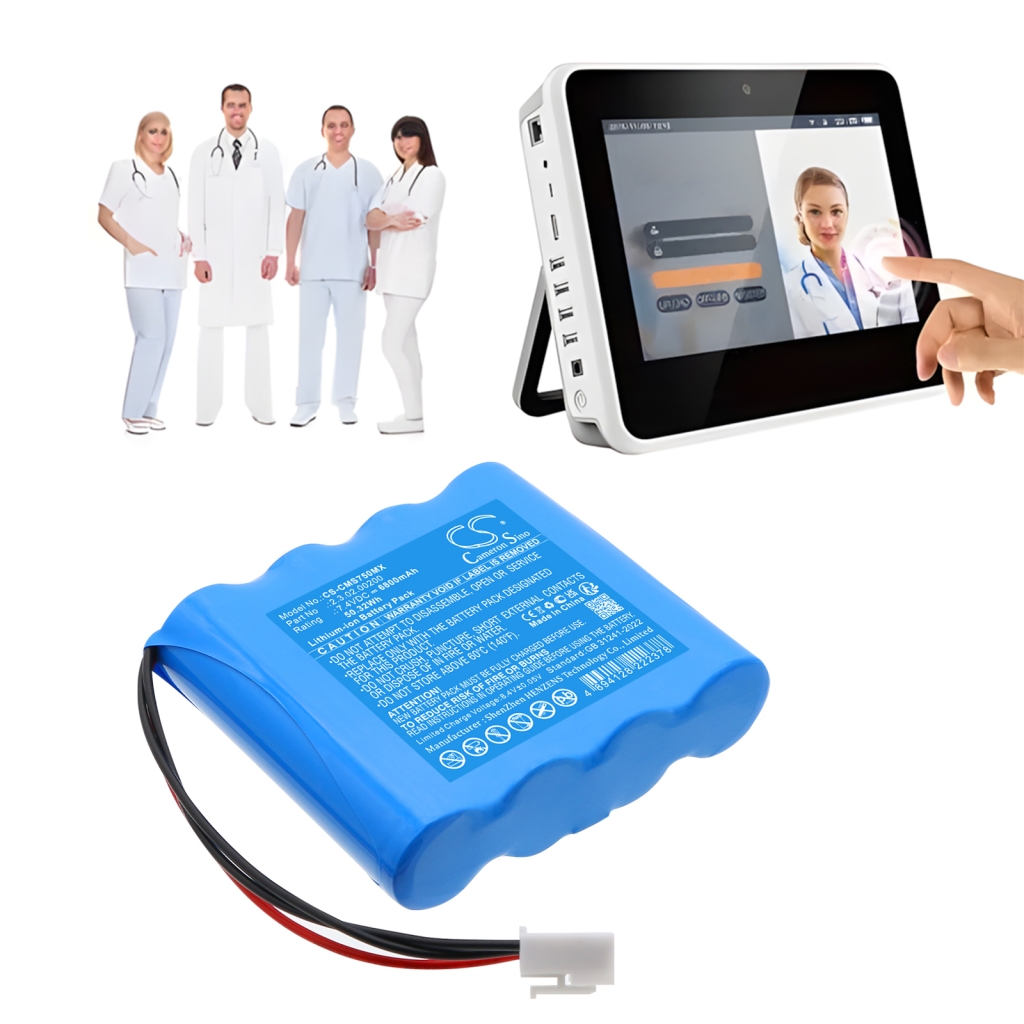 Compatibele batterijvervanging voor Contec 2.3.02.00200
