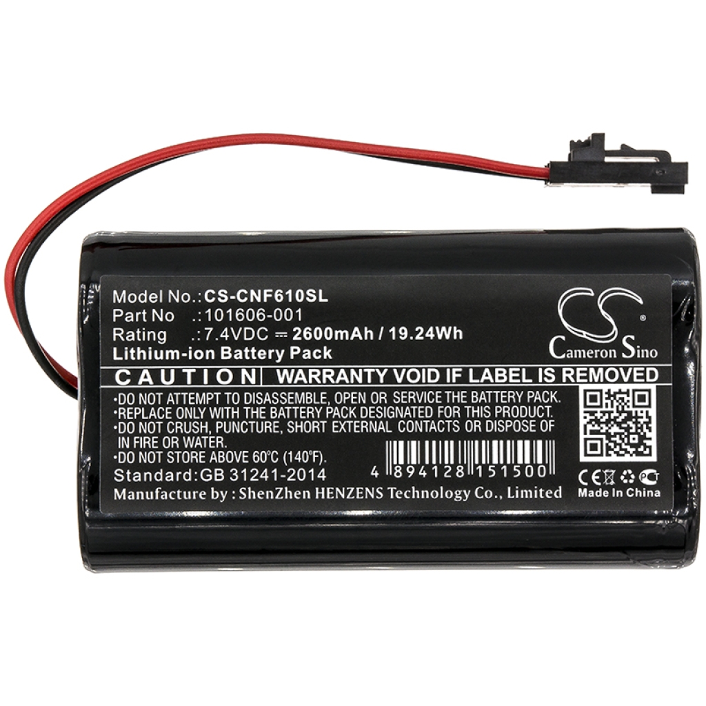 Batterijen Vervangt 101606-001