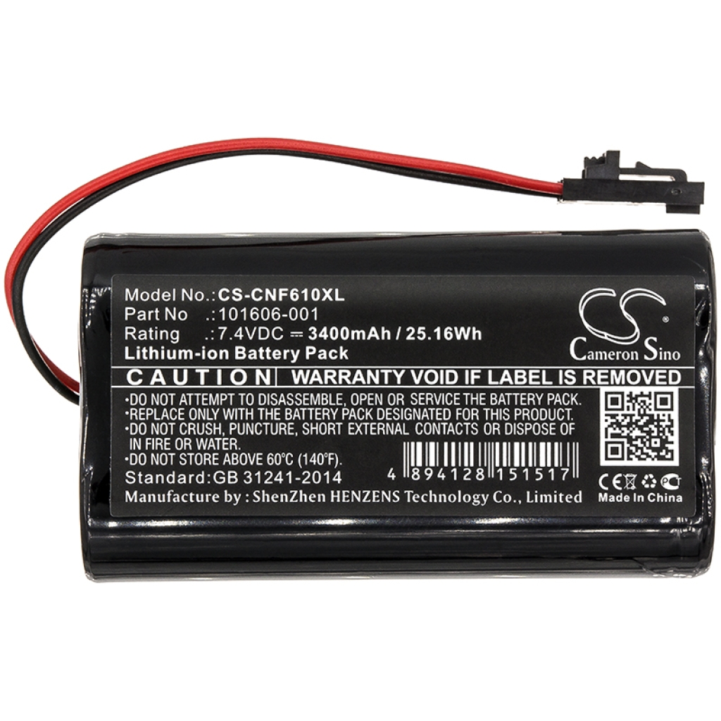 Batterijen Vervangt 101606-001