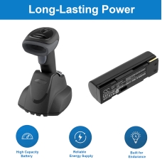 Compatibele batterijvervanging voor Cino 124-10000R,124-1004R,BT2100,DMA-HHBATTERY-01,TEMP-NP100A