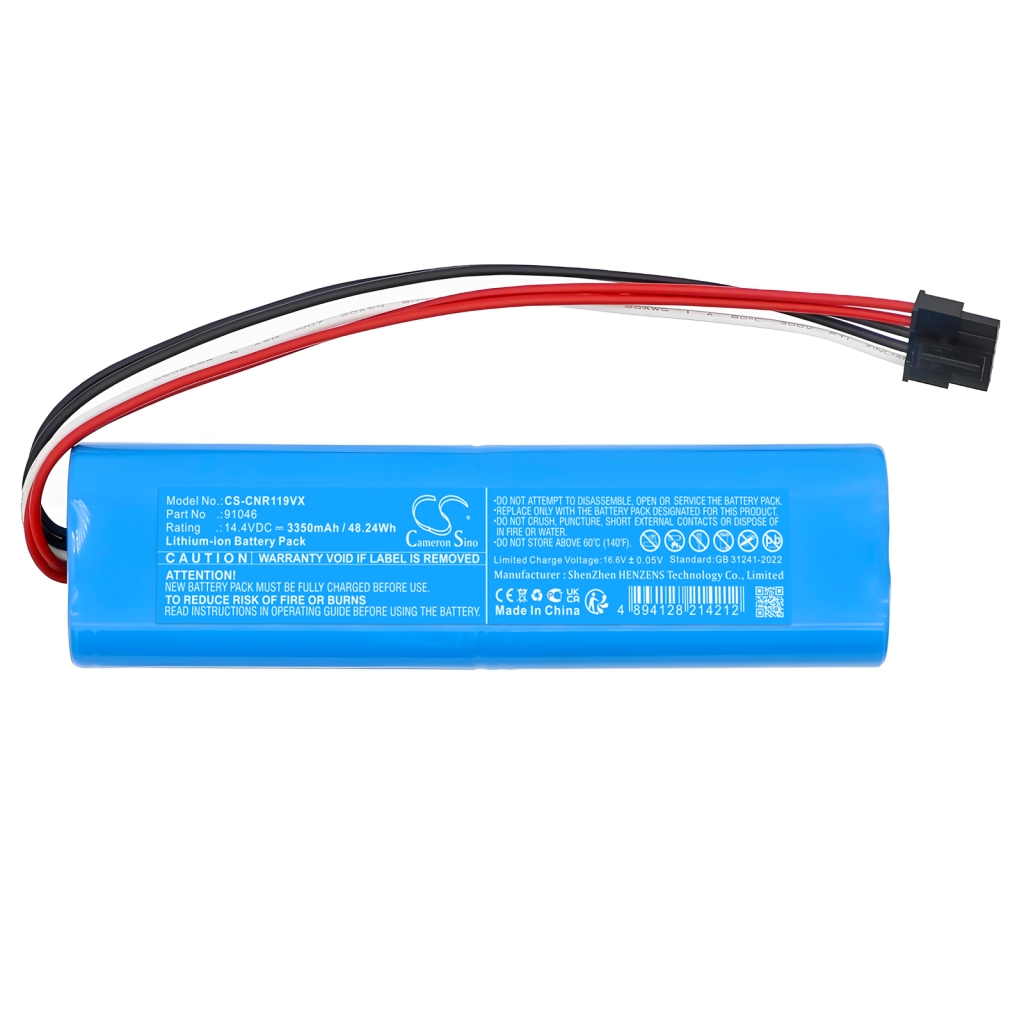 Compatible battery replacement for Cecotec 91046