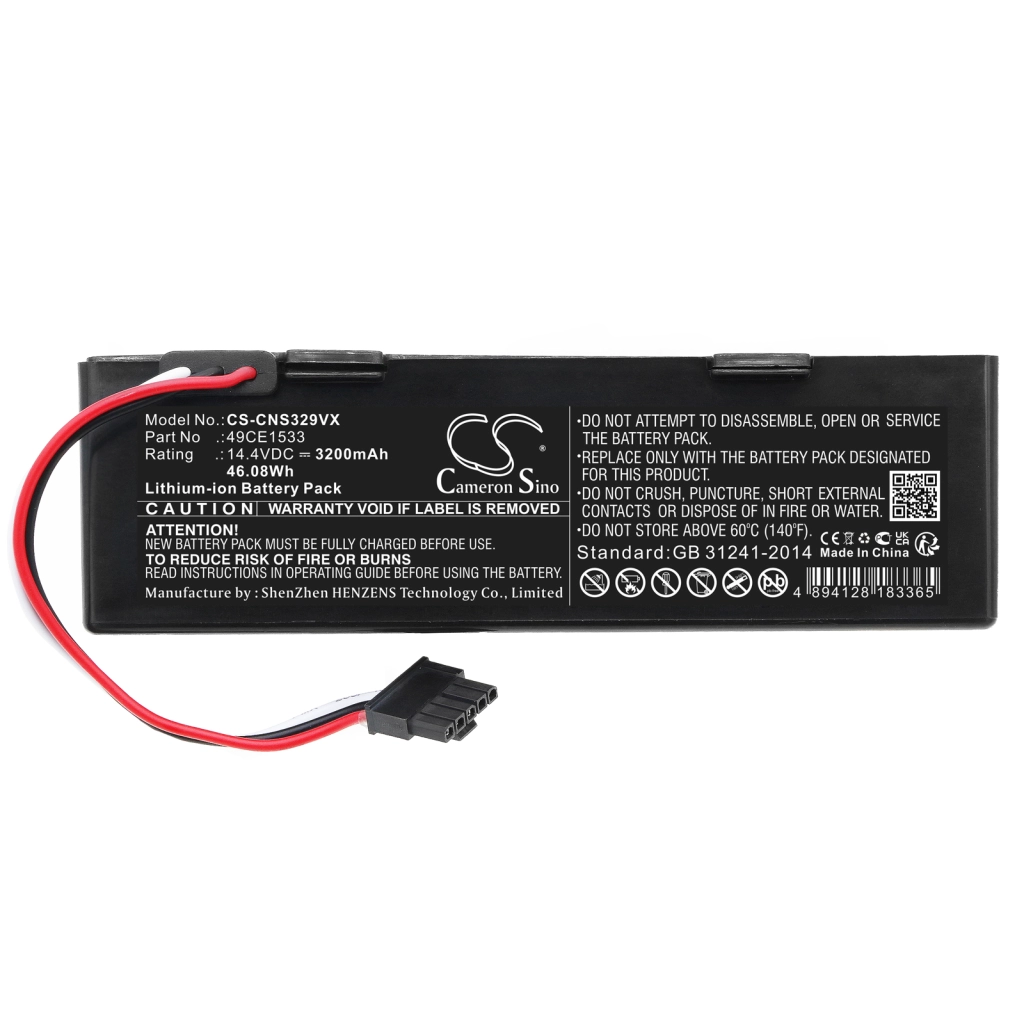 Compatibele batterijvervanging voor Cecotec 49CE1533