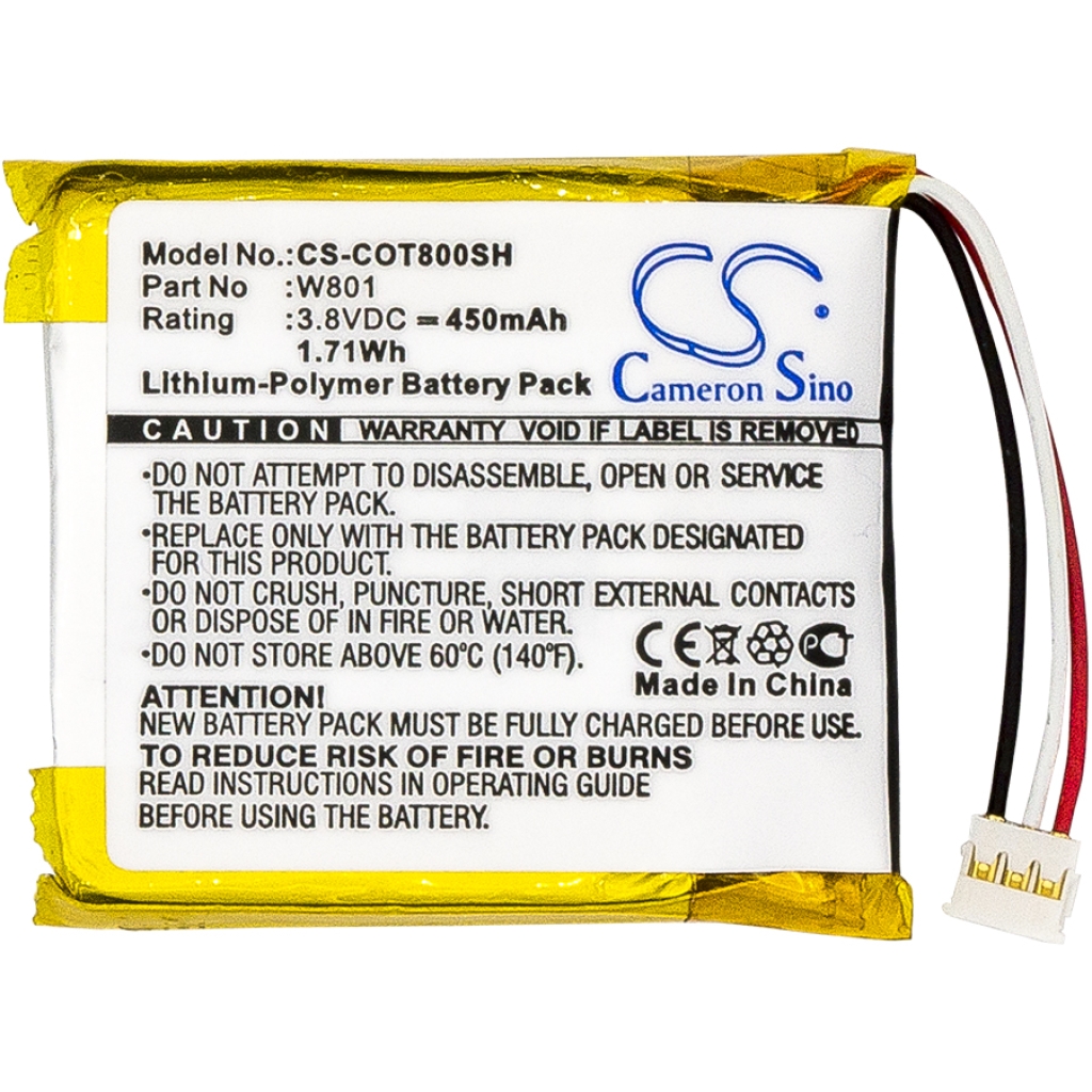 Batterijen Smartwatch batterij CS-COT800SH