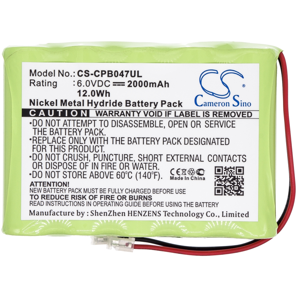Compatibele batterijvervanging voor Universel 