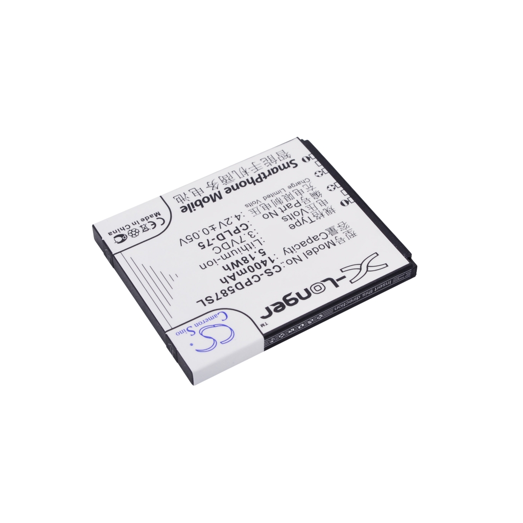 Battery compatible with Coolpad CS-CPD587SL
