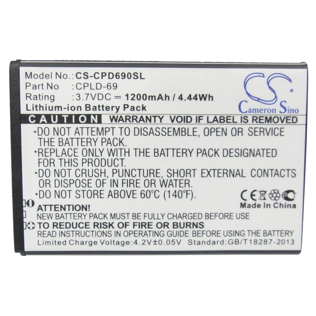 Batterij voor mobiele telefoon Coolpad CS-CPD690SL