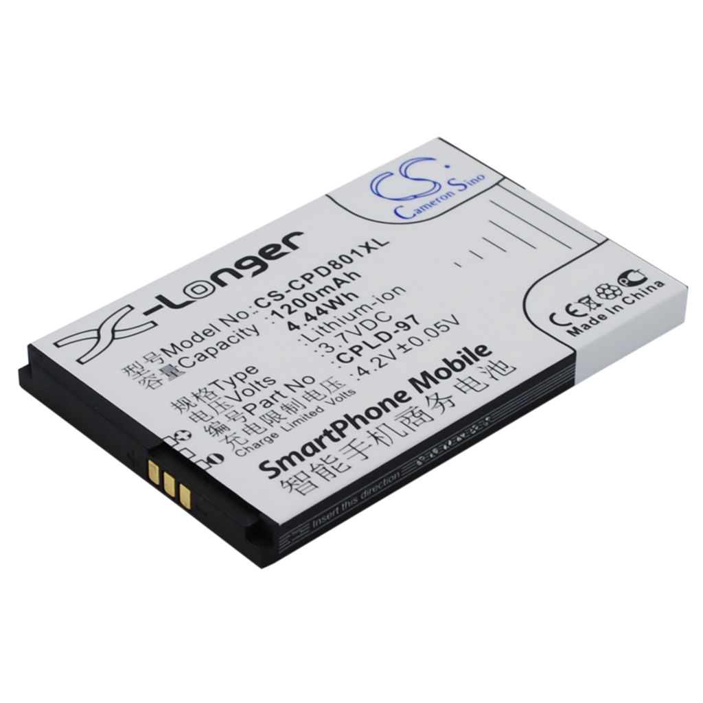 Batterij voor mobiele telefoon Coolpad CS-CPD801XL