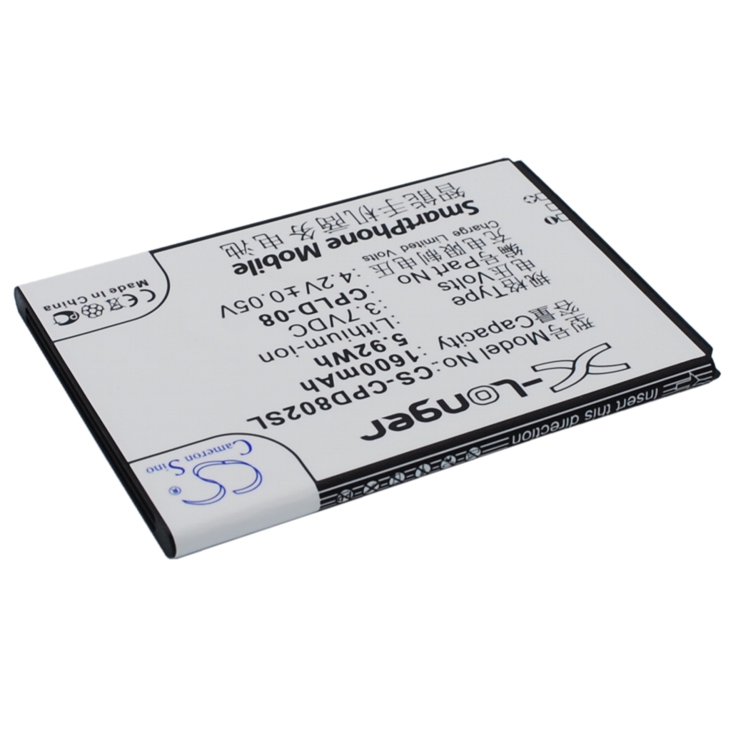Battery compatible with Coolpad CS-CPD802SL