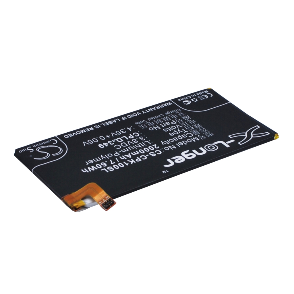 Battery compatible with Coolpad CS-CPK100SL