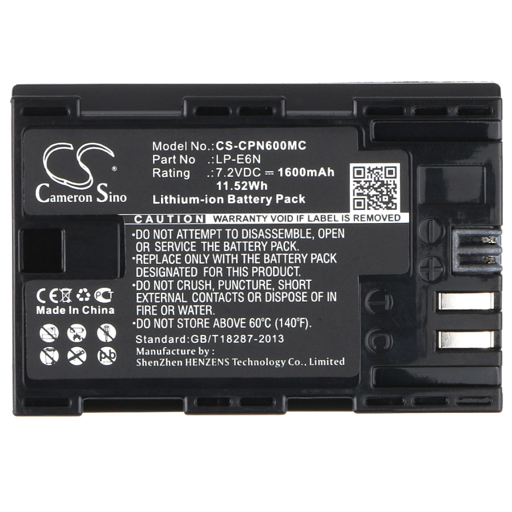 Batterij voor camera Canon EOS 5DS
