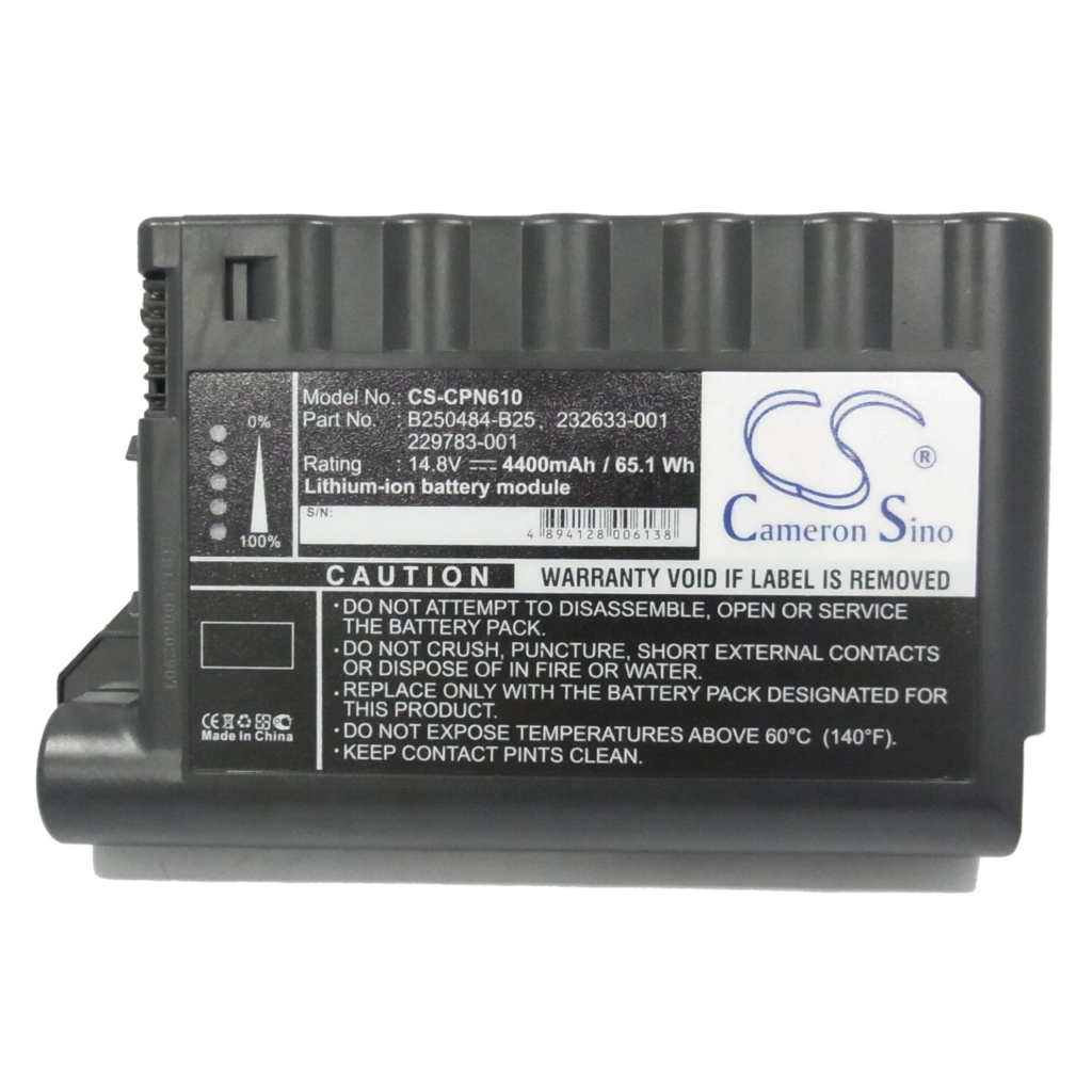 Battery compatible with Compaq CS-CPN610