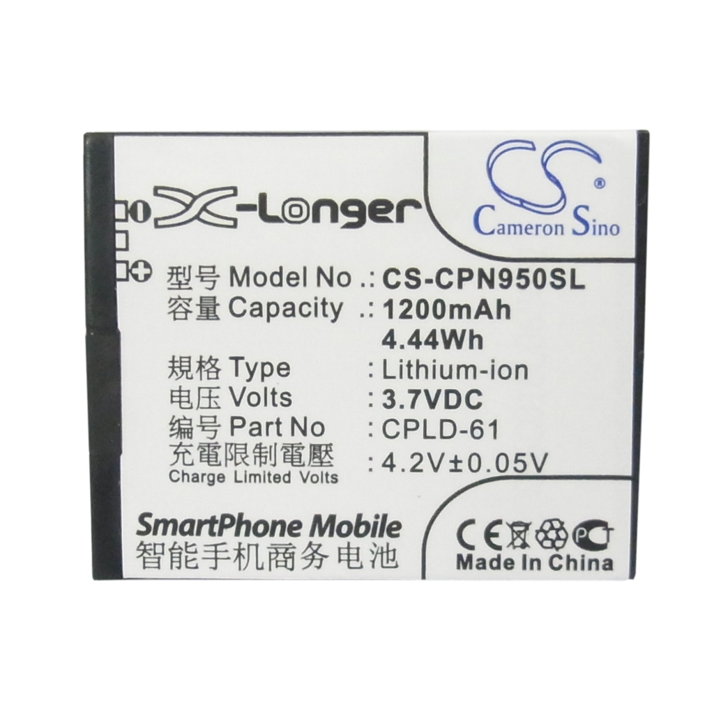 CS-CPN950SL rear side caution Chinese manufacturer barcode