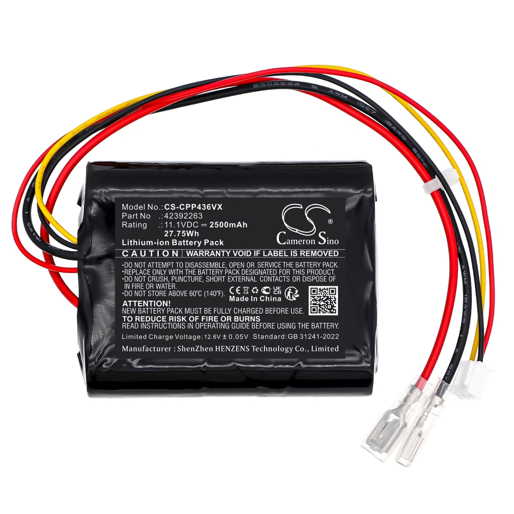 Batterijen voor stofzuigers Concept CS-CPP436VX