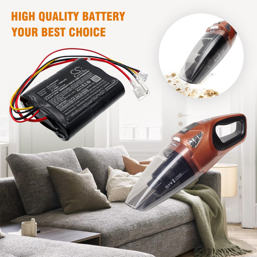 Batterijen voor stofzuigers Concept CS-CPP436VX