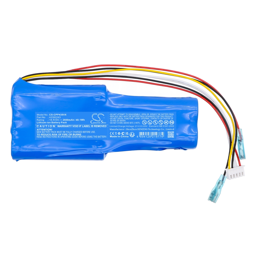 Batterijen voor stofzuigers Concept CS-CPP438VX