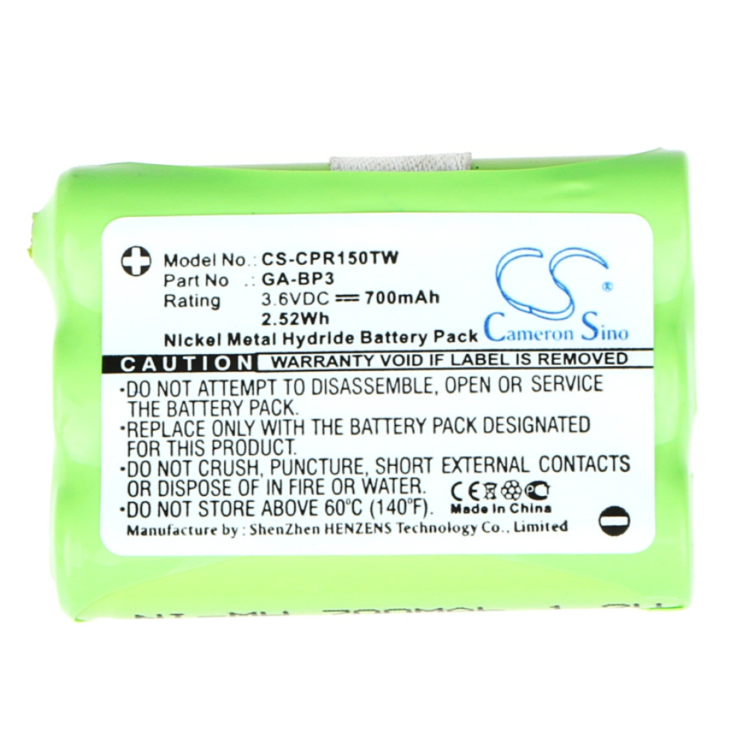Batterijen Batterij voor tweerichtingsradio CS-CPR150TW