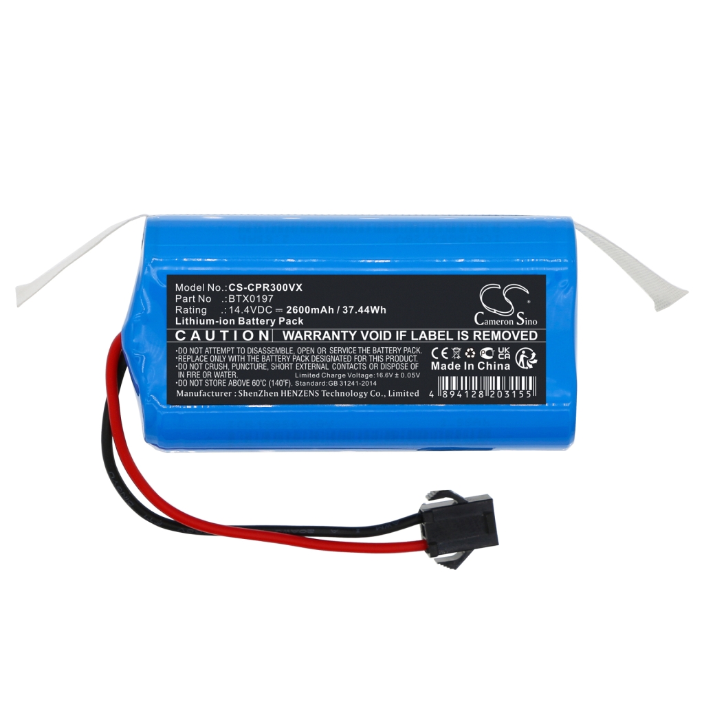 Batterijen voor stofzuigers Concept CS-CPR300VX