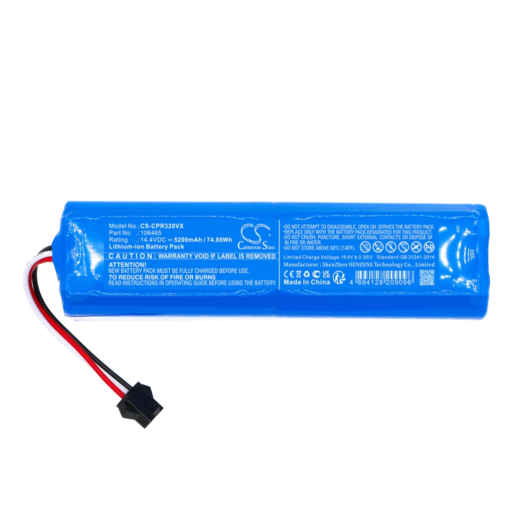 Batterijen voor stofzuigers Sauber CS-CPR320VX