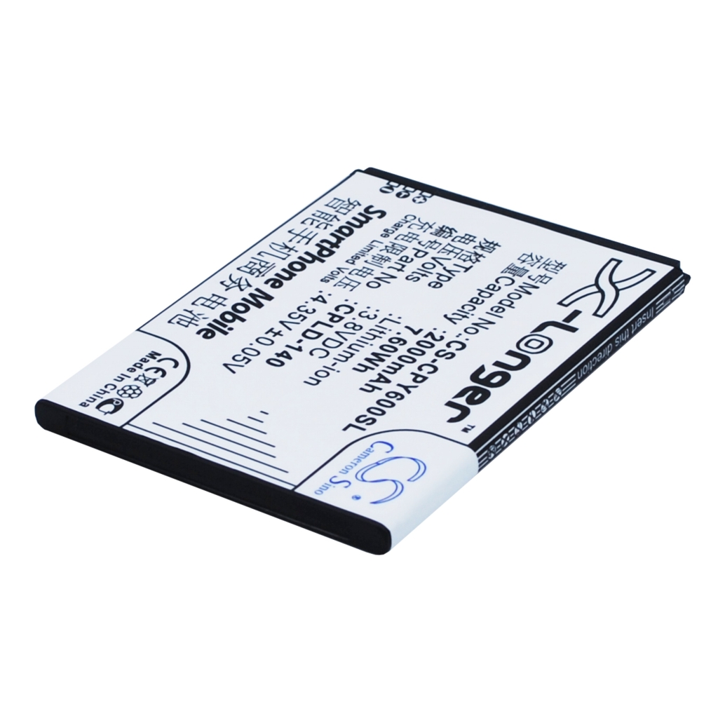 Battery compatible with Coolpad CS-CPY600SL