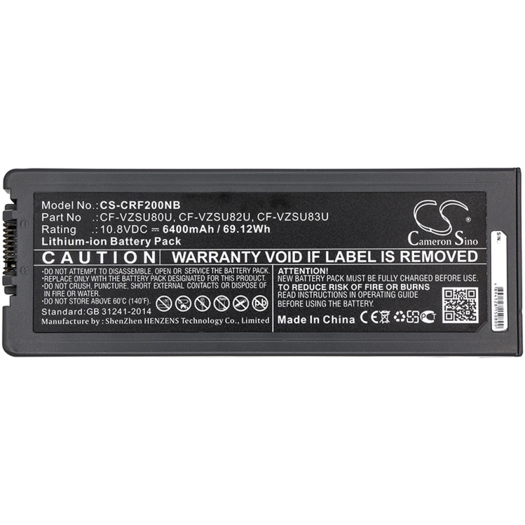 Batterijen Vervangt CF-VZSU82U