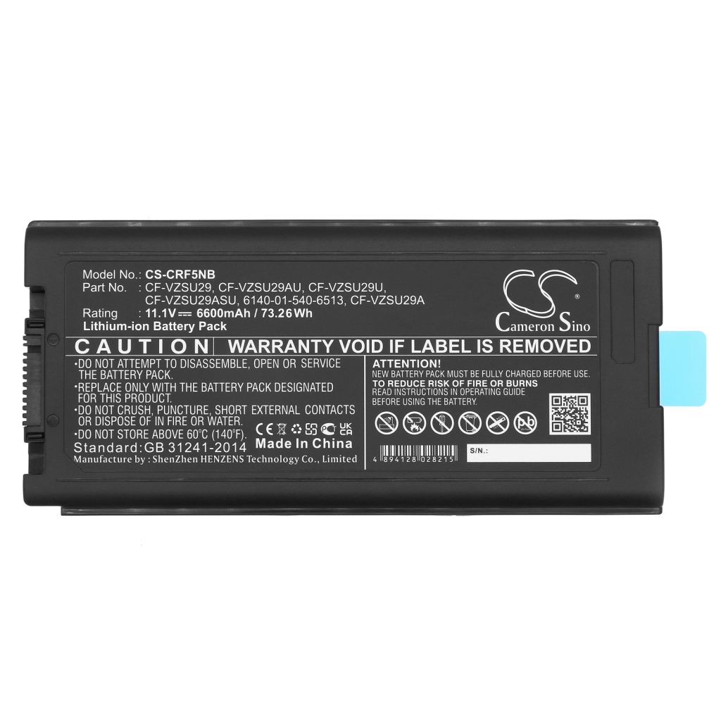 Notebook batterij Panasonic CS-CRF5NB