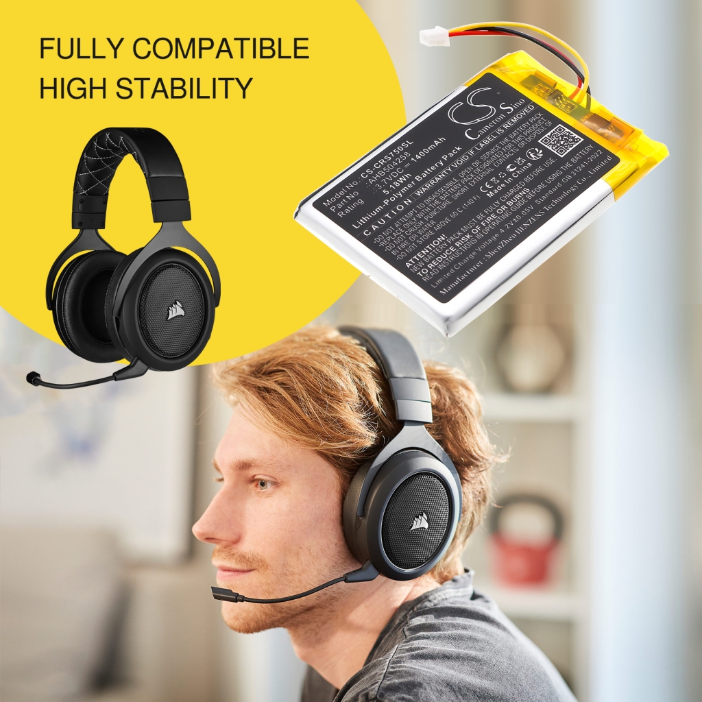 Batterij voor toetsenbord Corsair CS-CRS750SL