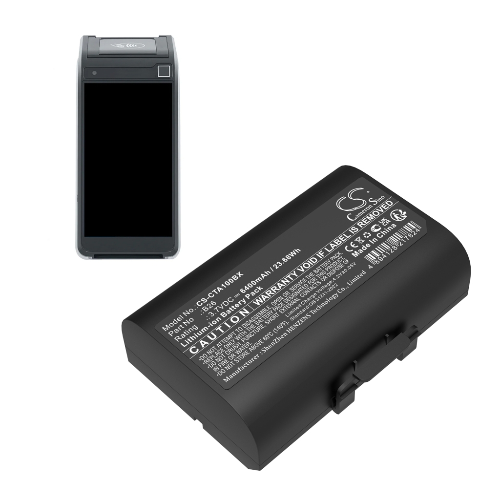 Batterijen Batterij voor betaalterminal CS-CTA100BX