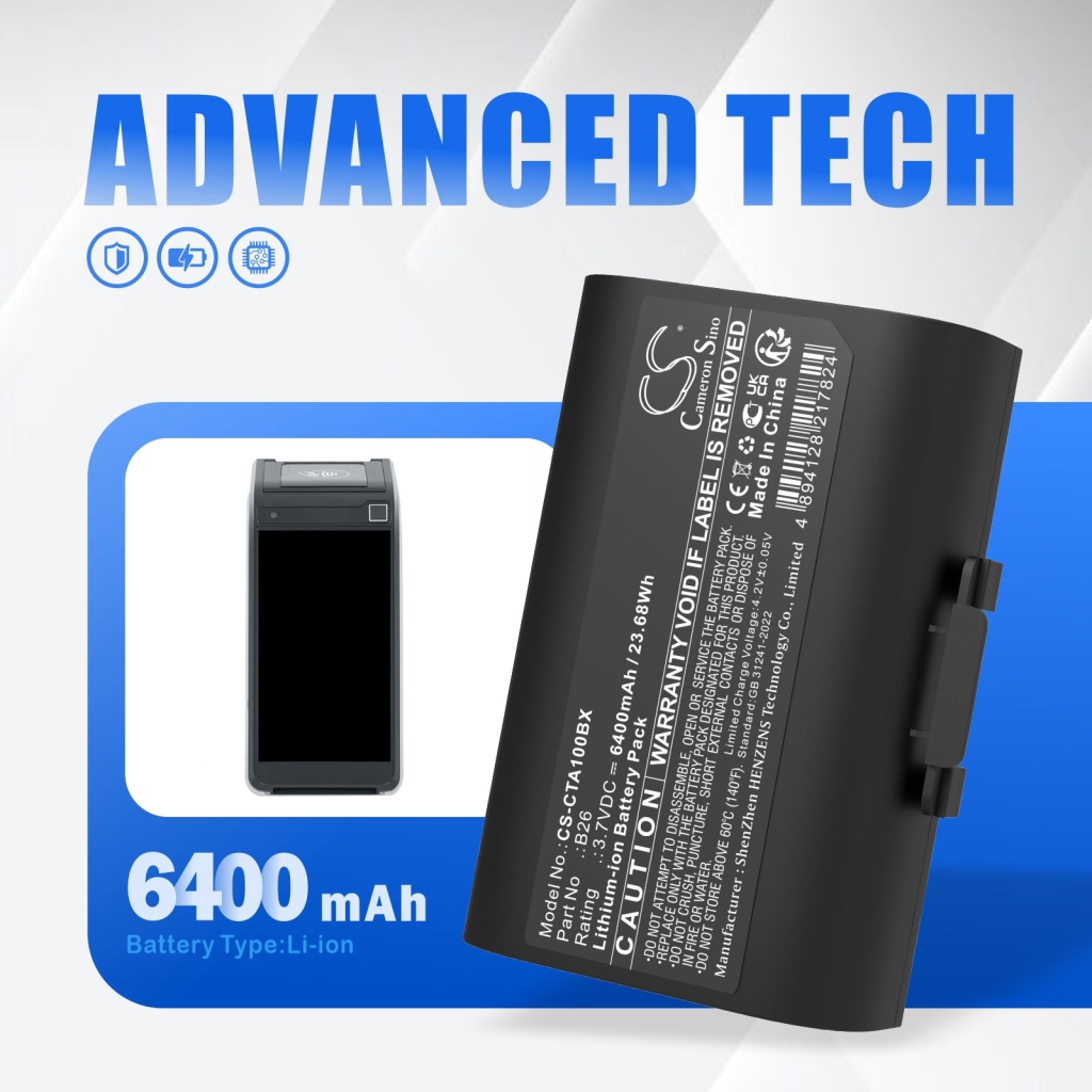 Batterijen Batterij voor betaalterminal CS-CTA100BX