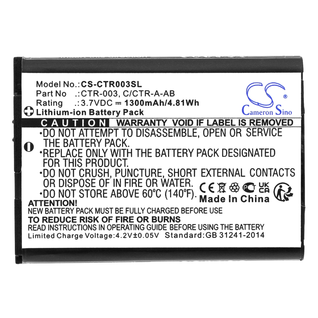 Batterijen Vervangt CTR-003