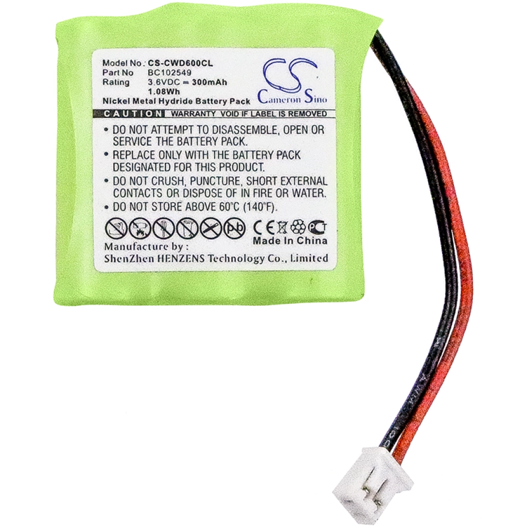 Batterijen Vervangt BC102549