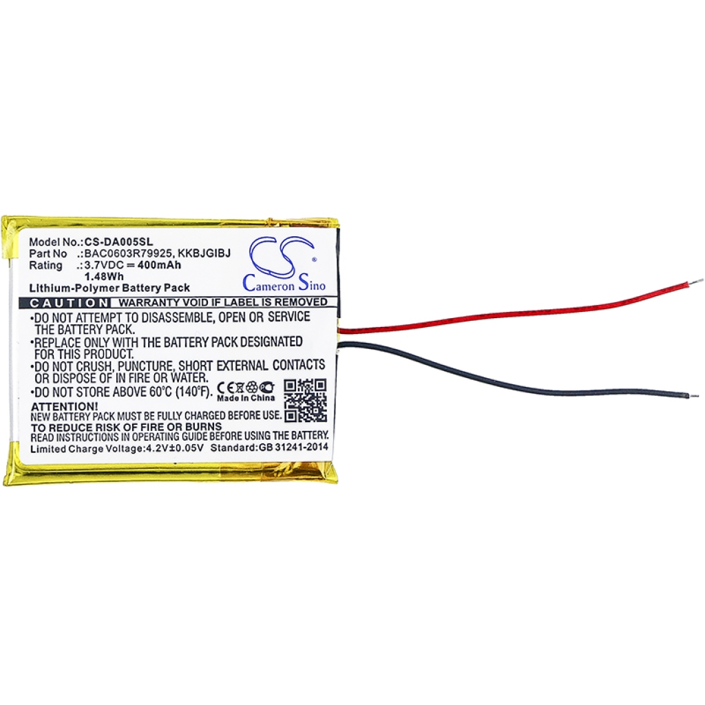Battery compatible with Creative CS-DA005SL
