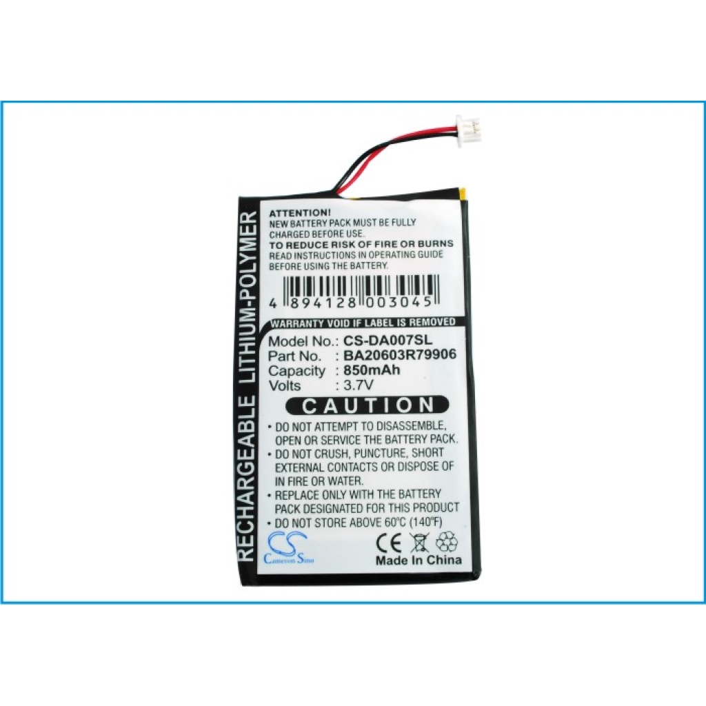 Batterij voor MP3, MP4, PMP Creative Zen Neeon 2