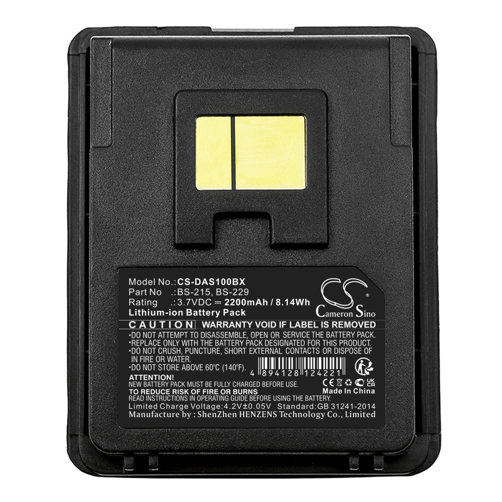 Batterij barcode, scanner Datalogic CS-DAS100BX