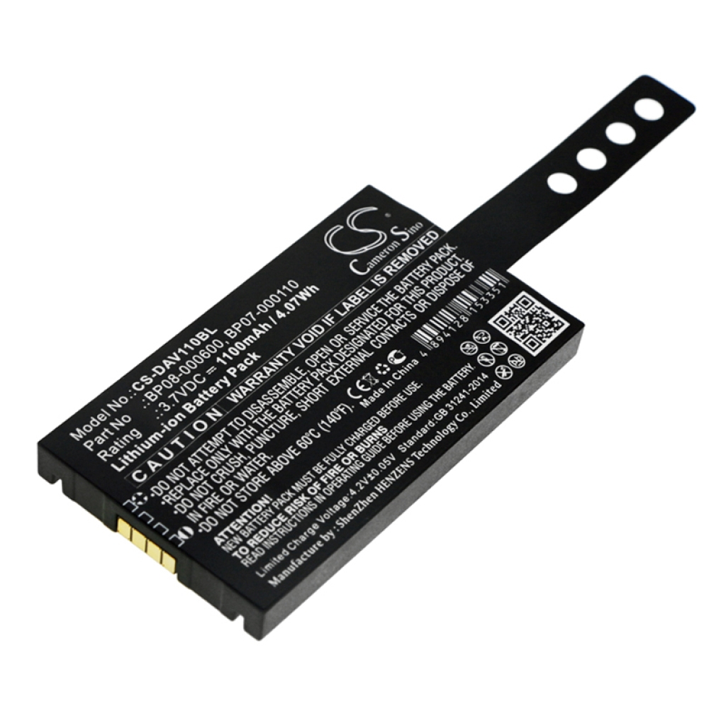 Batterij barcode, scanner Datalogic CS-DAV110BL