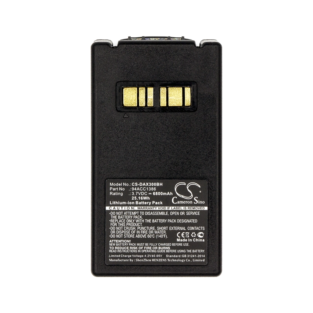 Batterij barcode, scanner Datalogic Falcon X3 Plus