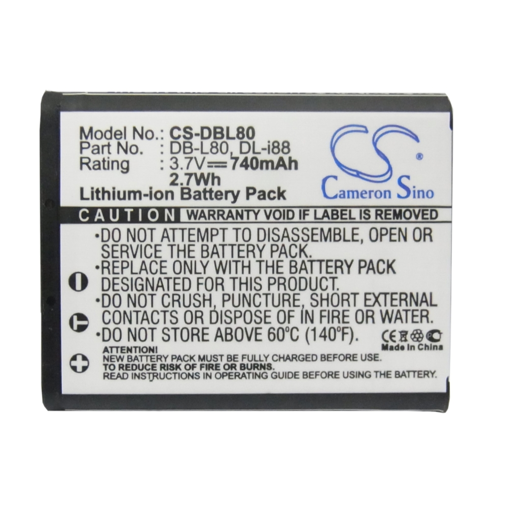 Batterij voor camera Sanyo VPC-GH1PX