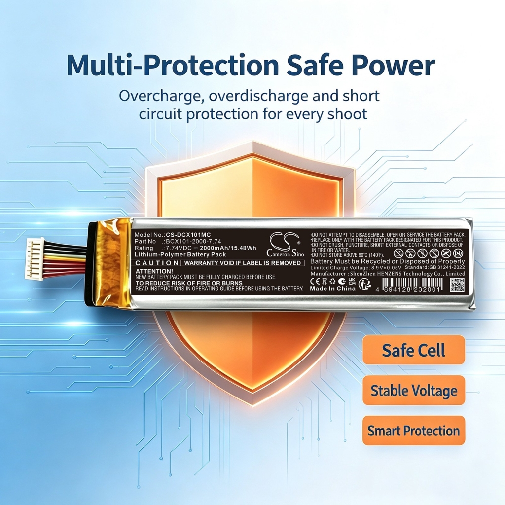 Battery compatible with Camera Battery