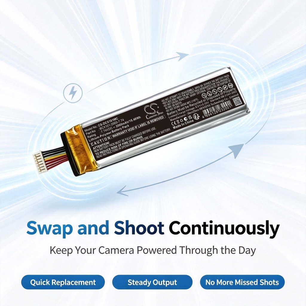 Battery compatible with Camera Battery