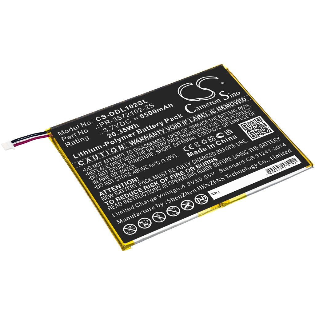 Batterijen Tablet batterijen CS-DDL102SL