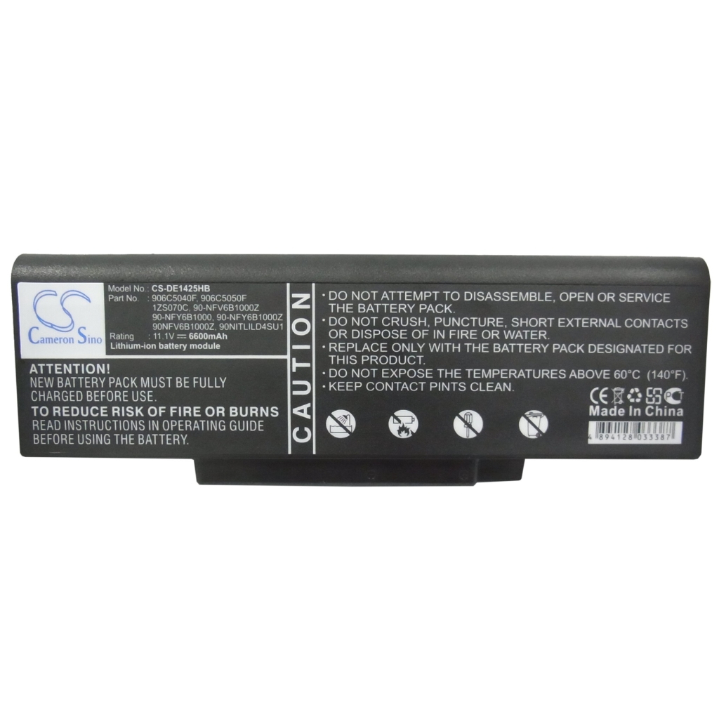 Notebook batterij BenQ CS-DE1425HB
