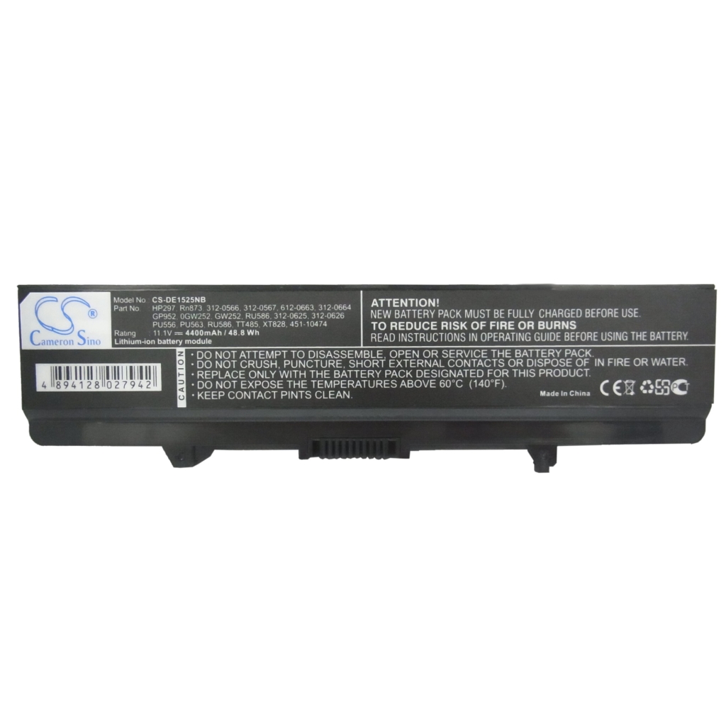 Batterijen Vervangt 612-0663