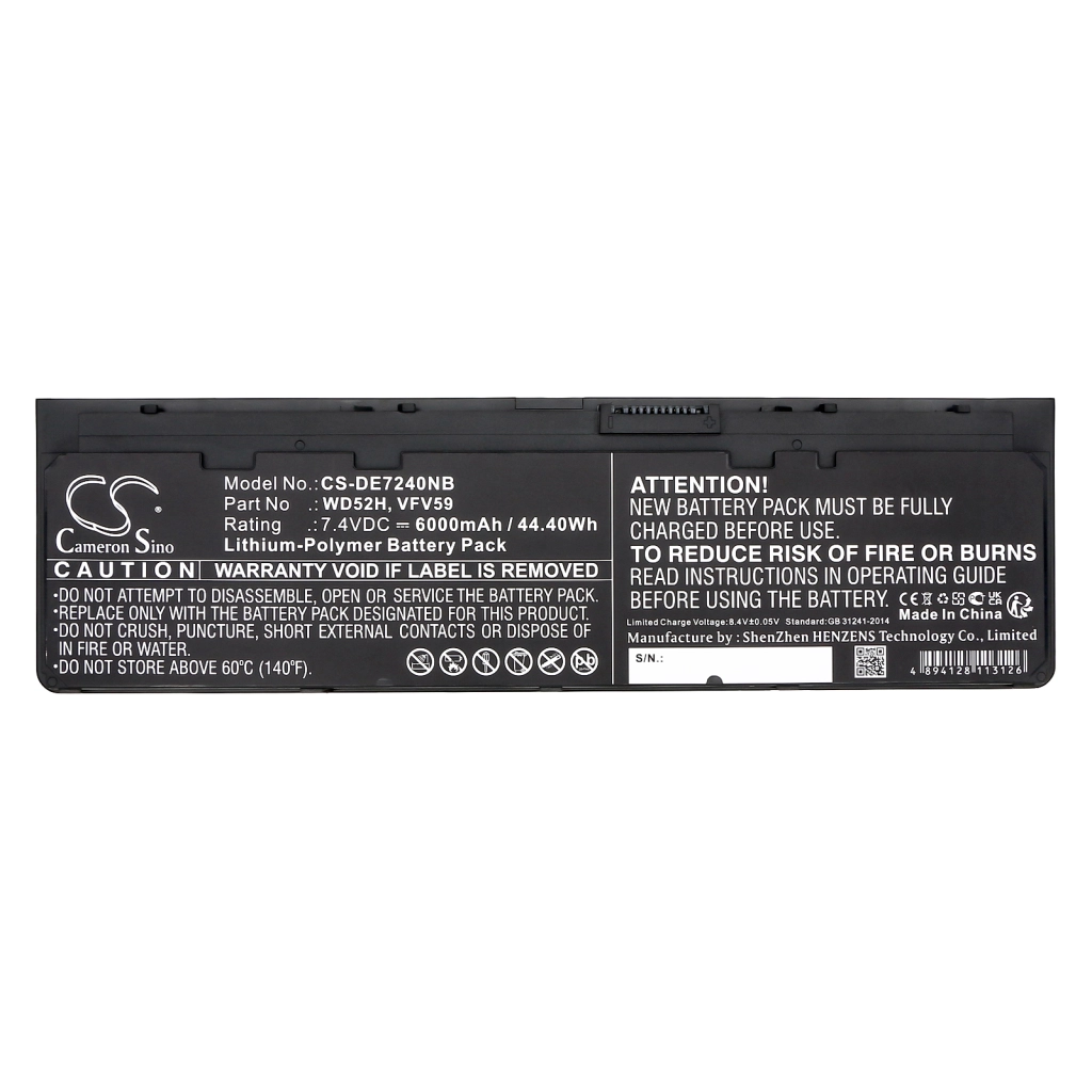 Batterijen Vervangt WG6RP