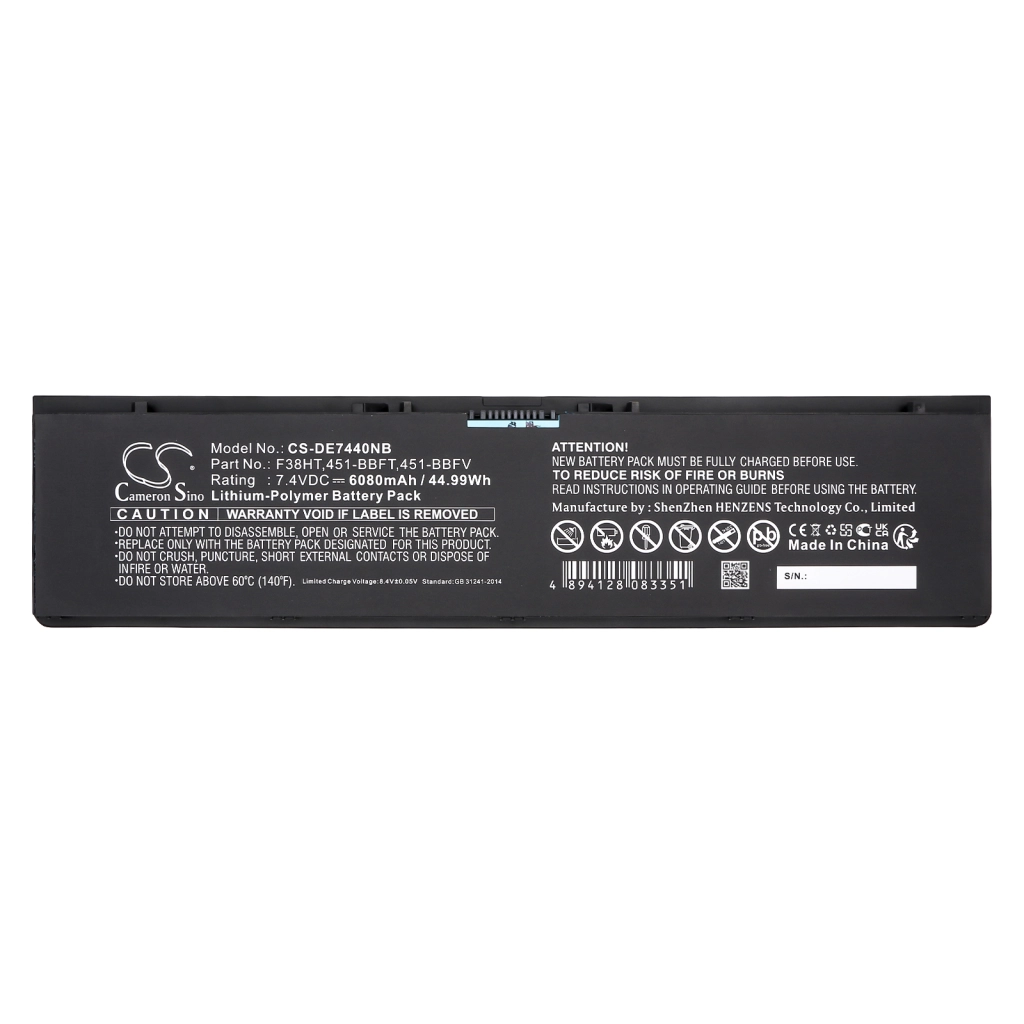 Batterijen Vervangt F38HT