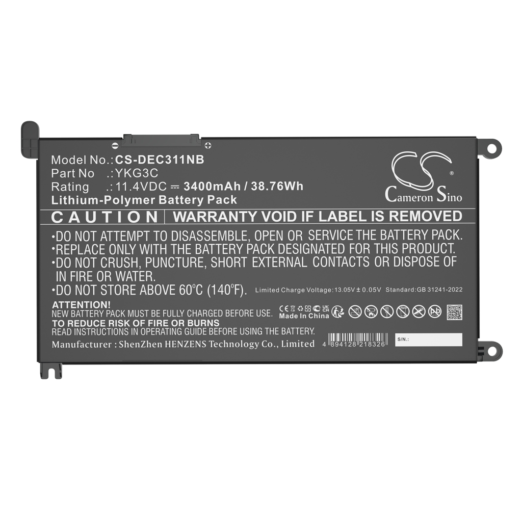 Batterijen Notebook batterij CS-DEC311NB